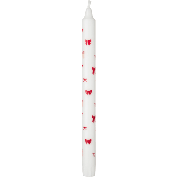 Kronljus rosett röd 27,5cm 1p ICA.