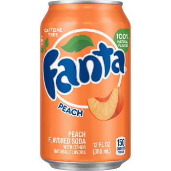 Läsk Med Persikosmak 355ml Fanta.