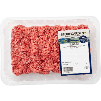 Blandfärs ca 1,2kg Storegården.