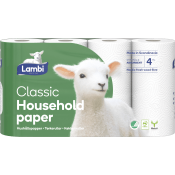 Hushållspapper Classic 4p Lambi.