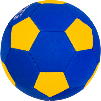 Fotboll Neopren strl 5 blå/gul.