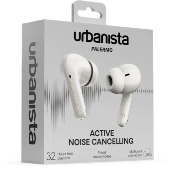 Hörlur in-ear Palermo ANC vit Urbanista.