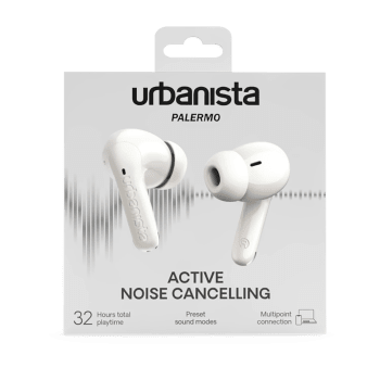 Hörlur in-ear Palermo ANC vit Urbanista.