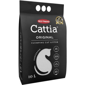 Kattströ Vit Klumbildande 10l Cattia.