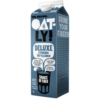 Havredryck deluxe Naturell 2,7% 1l Oatly.