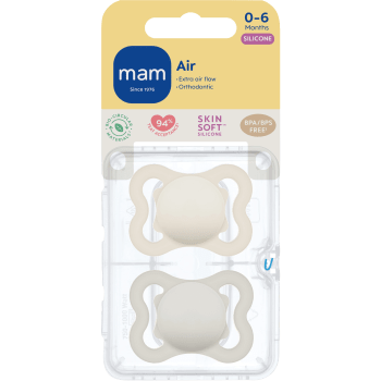 Napp Air Silikon 2-p 0m+ MAM.