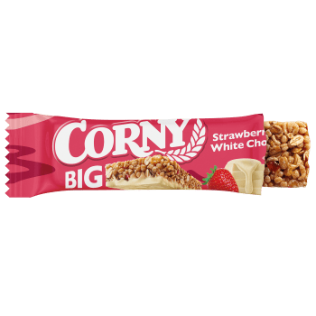Müslibar BIG Strawberry White Chocolate 40g Corny.