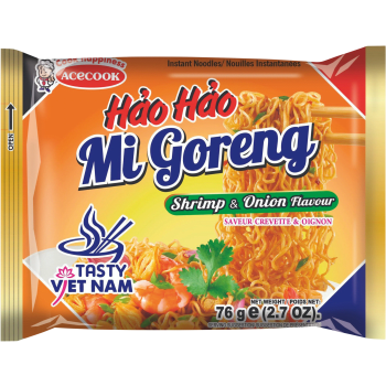 Snabbnudlar Hao Hao Mi Goreng 76g Acecook.