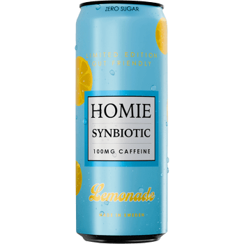 Energidryck Synbiotic Med Smak Av Lemonade 330ml Homie.
