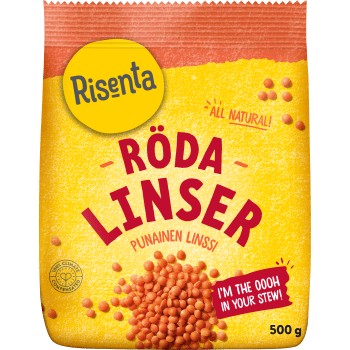 Röda linser 500g Risenta.