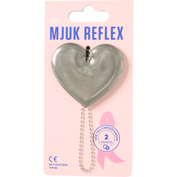 Reflex Hjärta Rosa Bandet ICA.