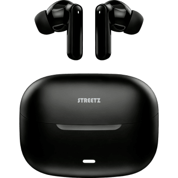 Hörlur in-ear T150 TWS svart Streetz.