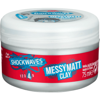 Hårvax Go Matt Clay 75ml Shockwaves.