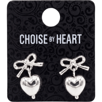 Örhängen Rosett & Hjärta 2st Choise By Heart.