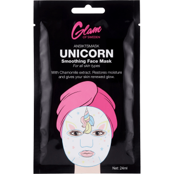 Ansiktsmask Unicorn Smoothing Face Mask 24ml Glam of Sweden.
