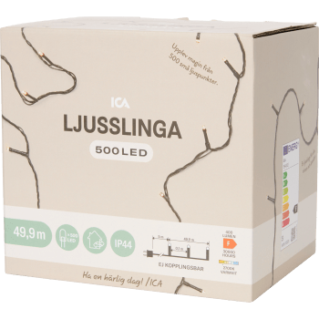 Ljusslinga 500LED 49,9m IP44 ICA.