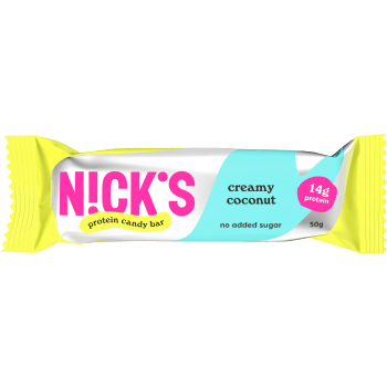 Nick´s Protein candy bar creamy coconut 50 g.