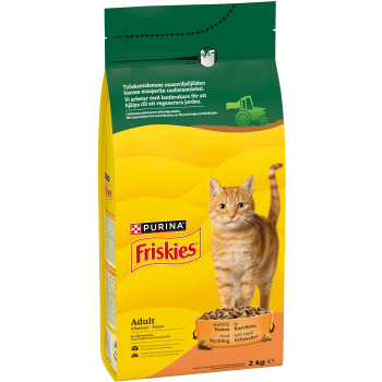 Kattmat Kyckling & grönsaker 2kg Friskies.