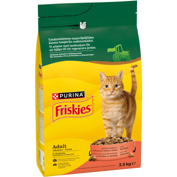 Kattmat Adult Oxe Kyckling 3,5kg Friskies.