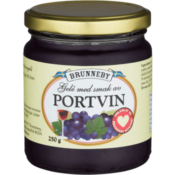 Portvinsgele 250g Brunneby.