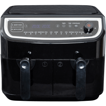 Airfryer dubbel 2 x 4,5L Gastronoma.