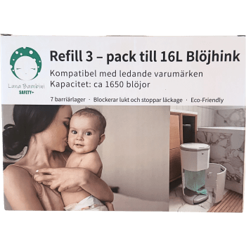 Blöjhinksrefill 3p Luna Bambini.