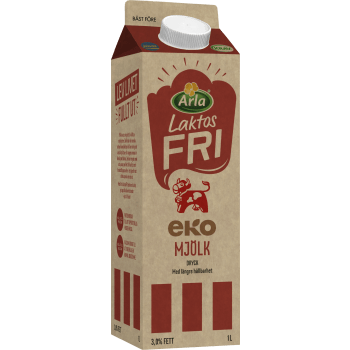 Mjölkdryck Ekologisk Laktosfri 3% 1l Arla Ko®.