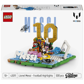 LEGO Edition Lionel Messi - fotbollshöjdpunkter 43011.