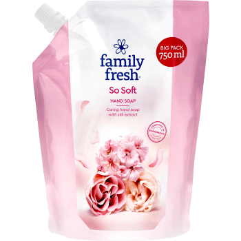Handtvål So soft Refill 750ml Family Fresh.