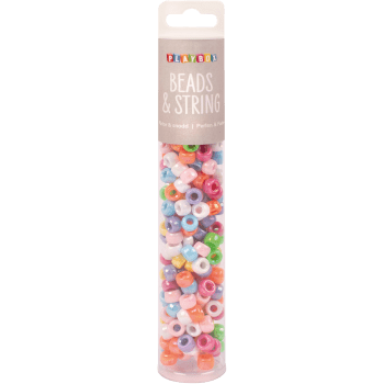 Pony beads pärlemor 250st Playbox.