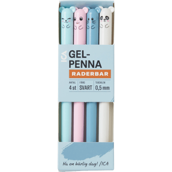 Penna Djur raderbar, 4 pack ICA.