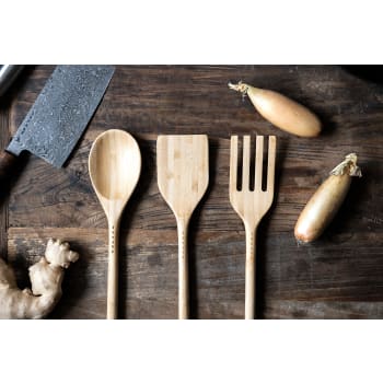 Köksredskap set bambu 3st Satake.