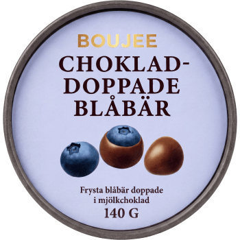 Blåbär Chokladdoppade Frysta 140g Boujee.