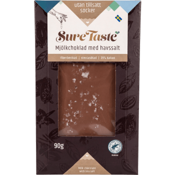 Mjölkchoklad Med Havssalt 90g SureTaste.