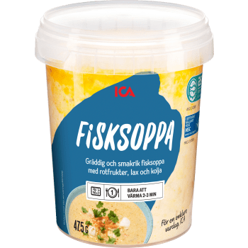 Fisksoppa 475g ICA.