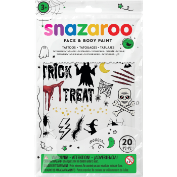 Tattoos 20st Spooky Halloween Snazaroo.