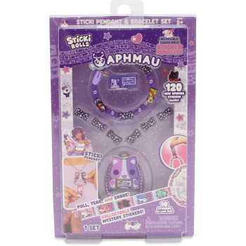 Sticki Rolls Aphmau Sticki Pendant & Bracelet set.