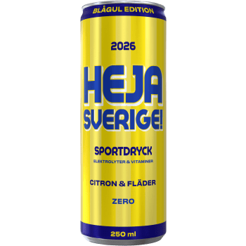 Sportdryck Citron & Fläder Sockerfri 250ml Heja Sverige.