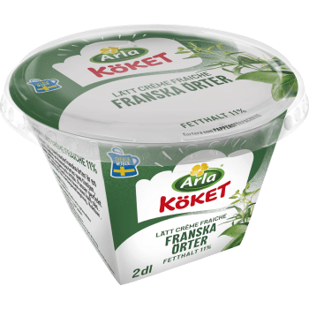 Lätt Crème fraiche Franska Örter 11% 2dl Arla Köket®.