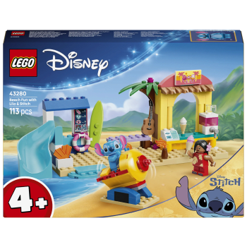 LEGO Disney Skoj på stranden med Lilo & Stitch 43280.
