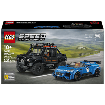 LEGO Speed Champions Jaguar Project 7 och Land Rover Defender 77264.