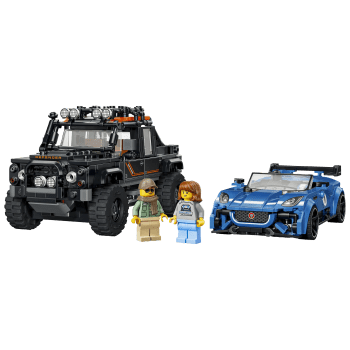 LEGO Speed Champions Jaguar Project 7 och Land Rover Defender 77264.