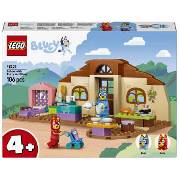 LEGO Bluey Skolan med Rusty och Bluey 11221.