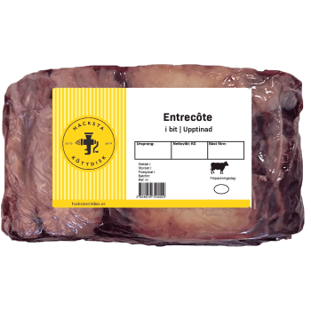 Entrecôte Frystinad i bit ca 1kg Hacksta Köttdisk.