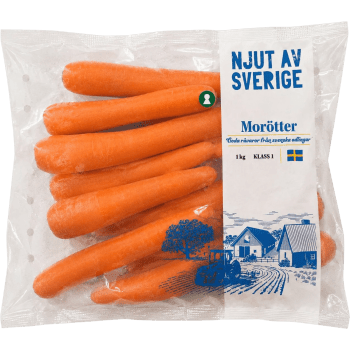 Morötter 1kg Njut av Sverige.