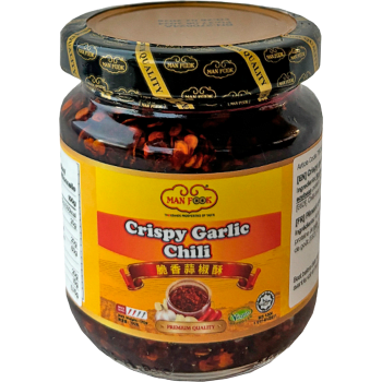 Smaksättning Crispy Garlic Chili 170g Man Fook.