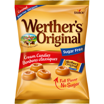 Gräddkarameller Sockerfri 70g Werthers original.