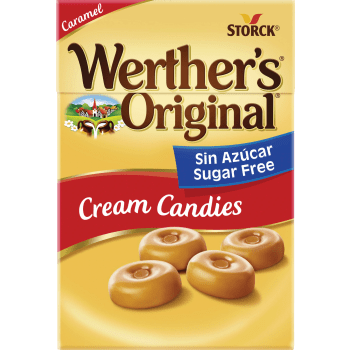 Gräddkaramell Mini Sockerfri 42g Werthers original.
