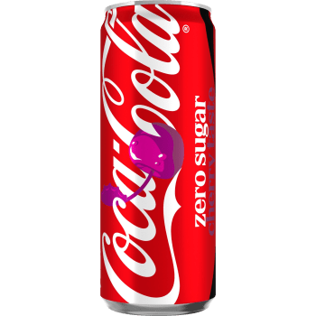Läsk Cola Zero Cherry 33cl Coca-Cola.