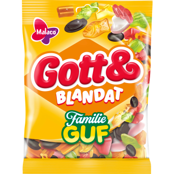 Godis Gott & Blandat FamiljeGuf 210g Malaco.